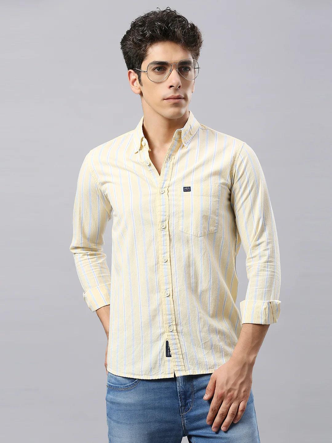Yellow Striped Shirt