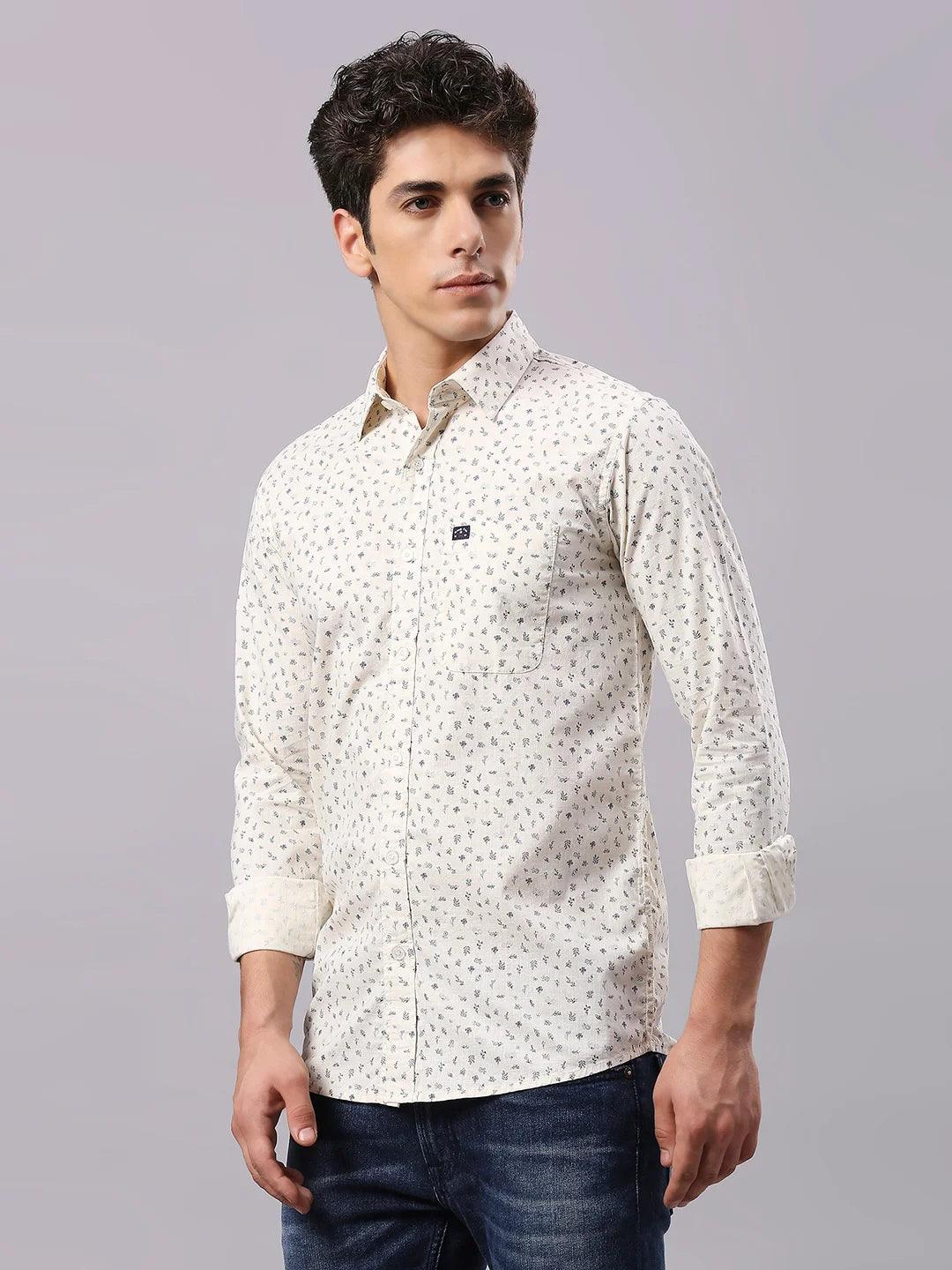 Yellow Printed Shirt