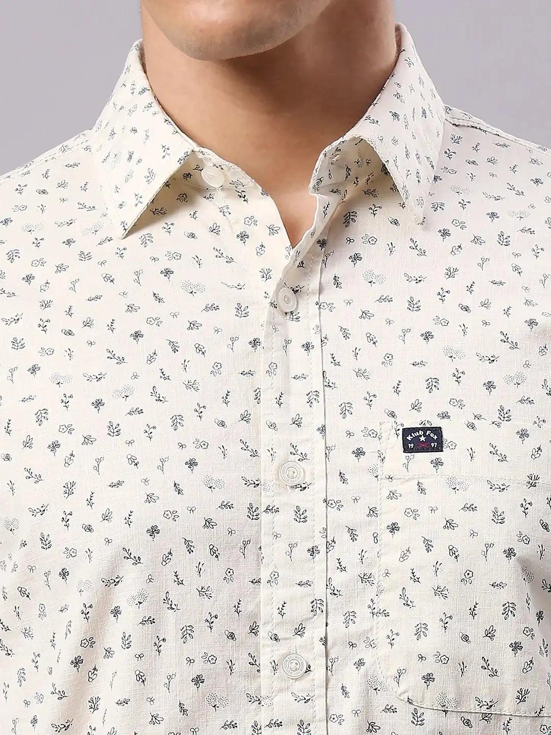 Yellow Printed Shirt