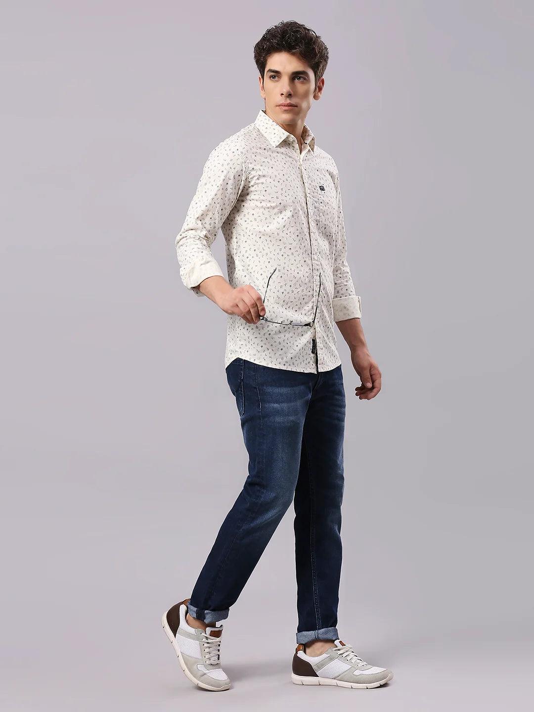 Yellow Printed Shirt