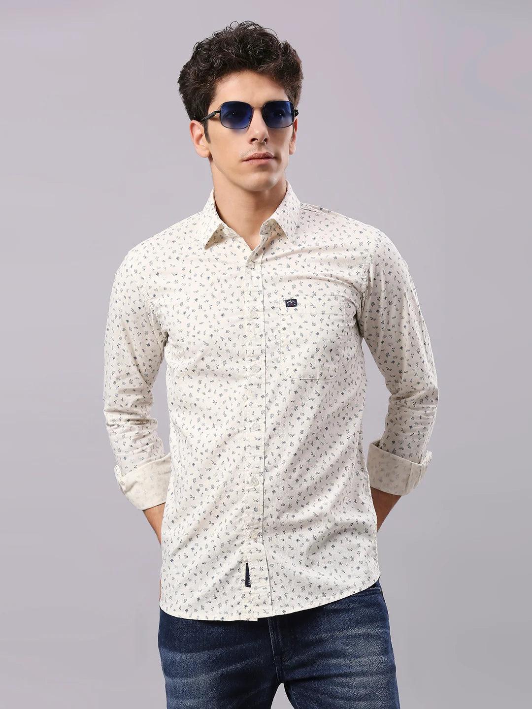 Yellow Printed Shirt