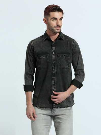 Cloud Wash Onyx Black Shirt
