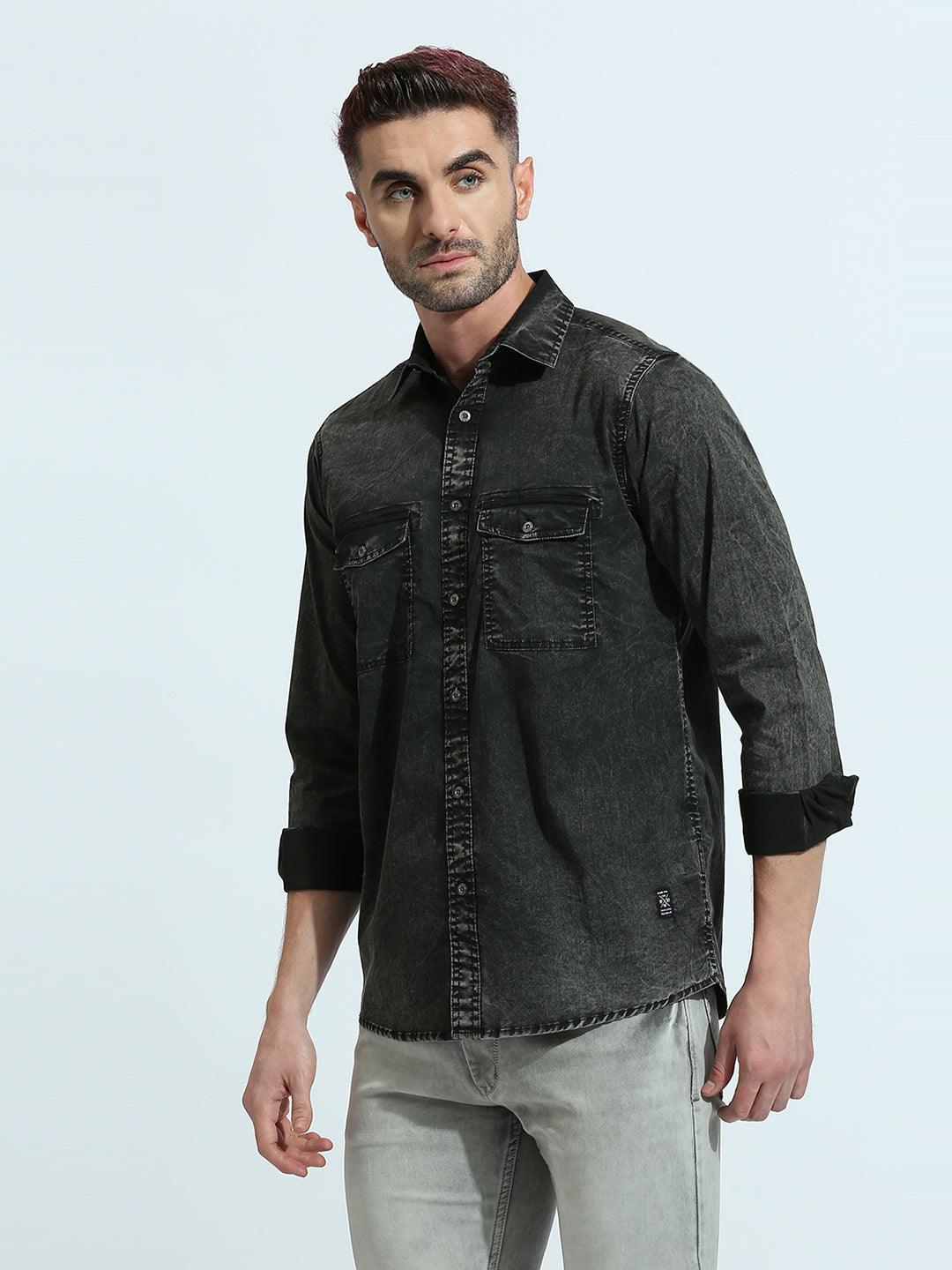 Cloud Wash Onyx Black Shirt