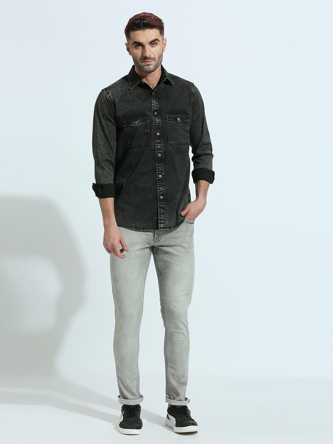 Cloud Wash Onyx Black Shirt