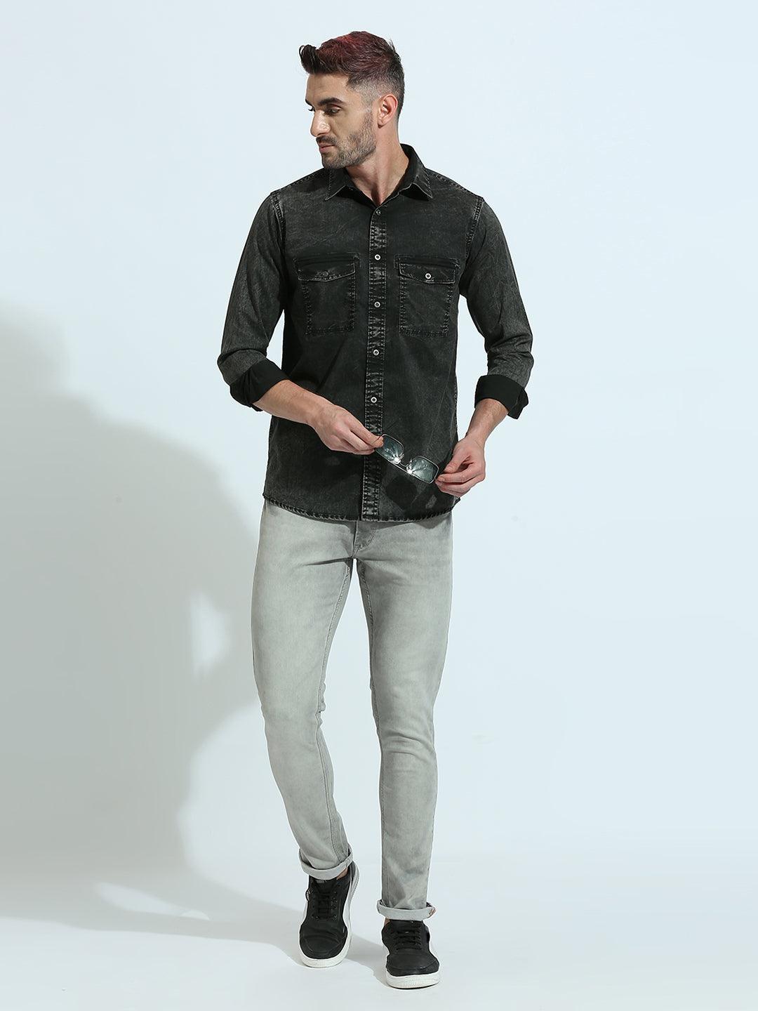 Cloud Wash Onyx Black Shirt