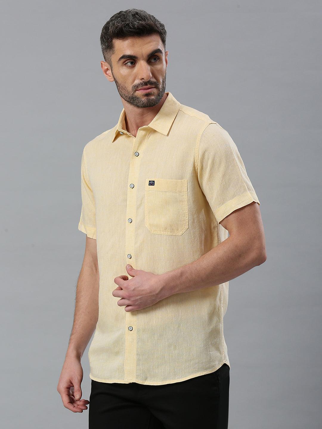 Yellow Solid Shirt