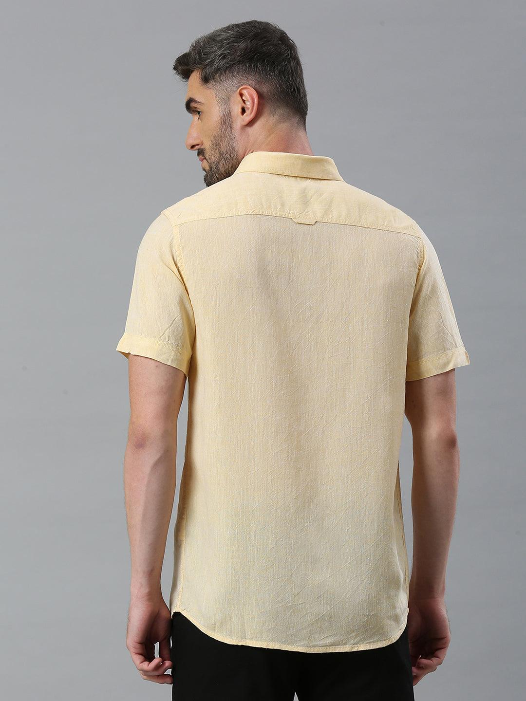 Yellow Solid Shirt