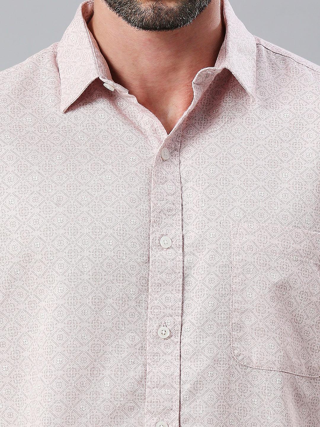 Pink Printed Shirt