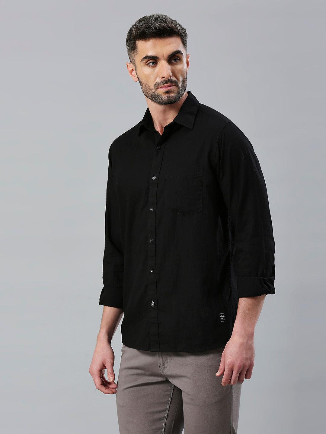 All Day Solid Black Shirt