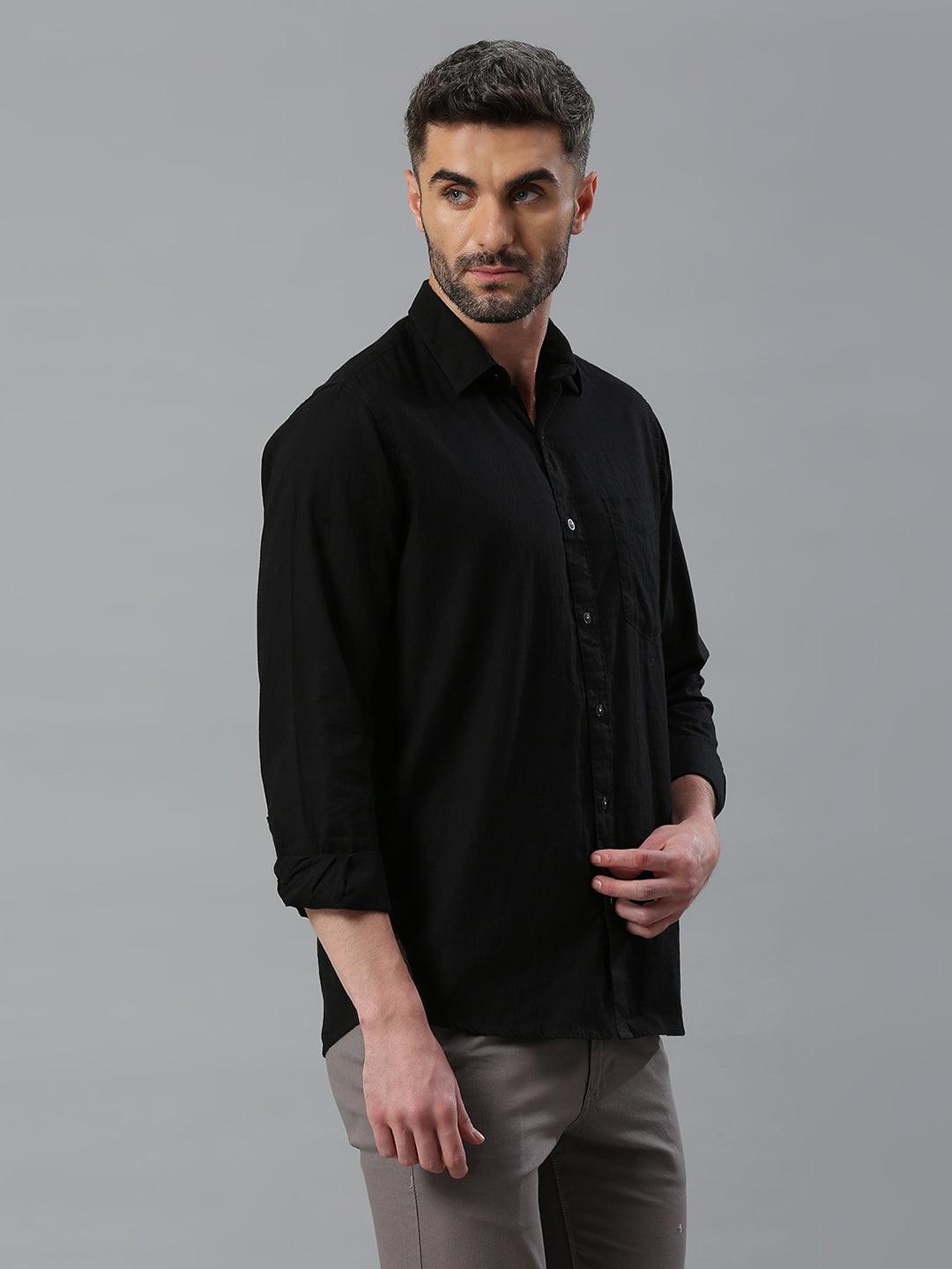 All Day Solid Black Shirt