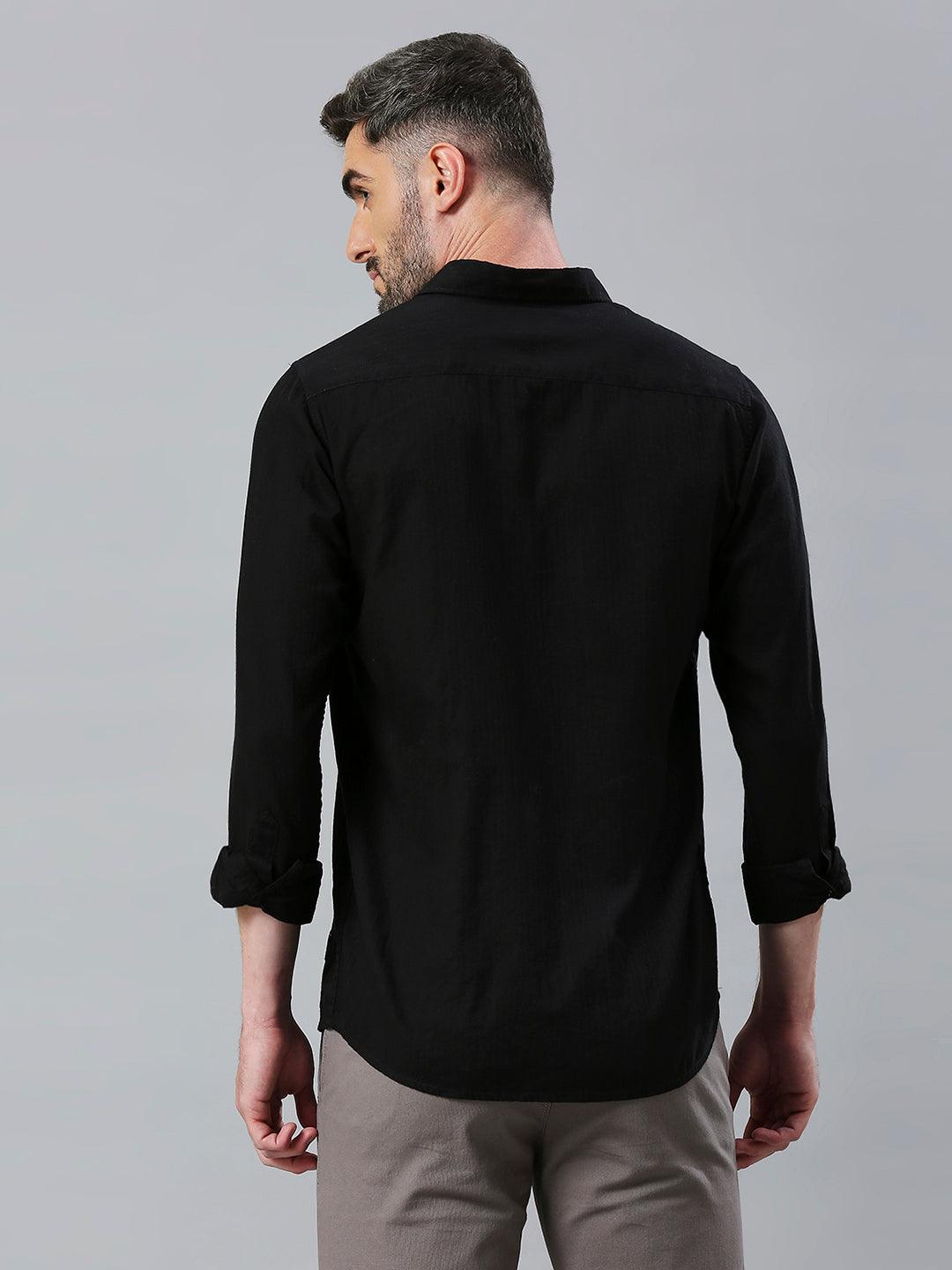 All Day Solid Black Shirt