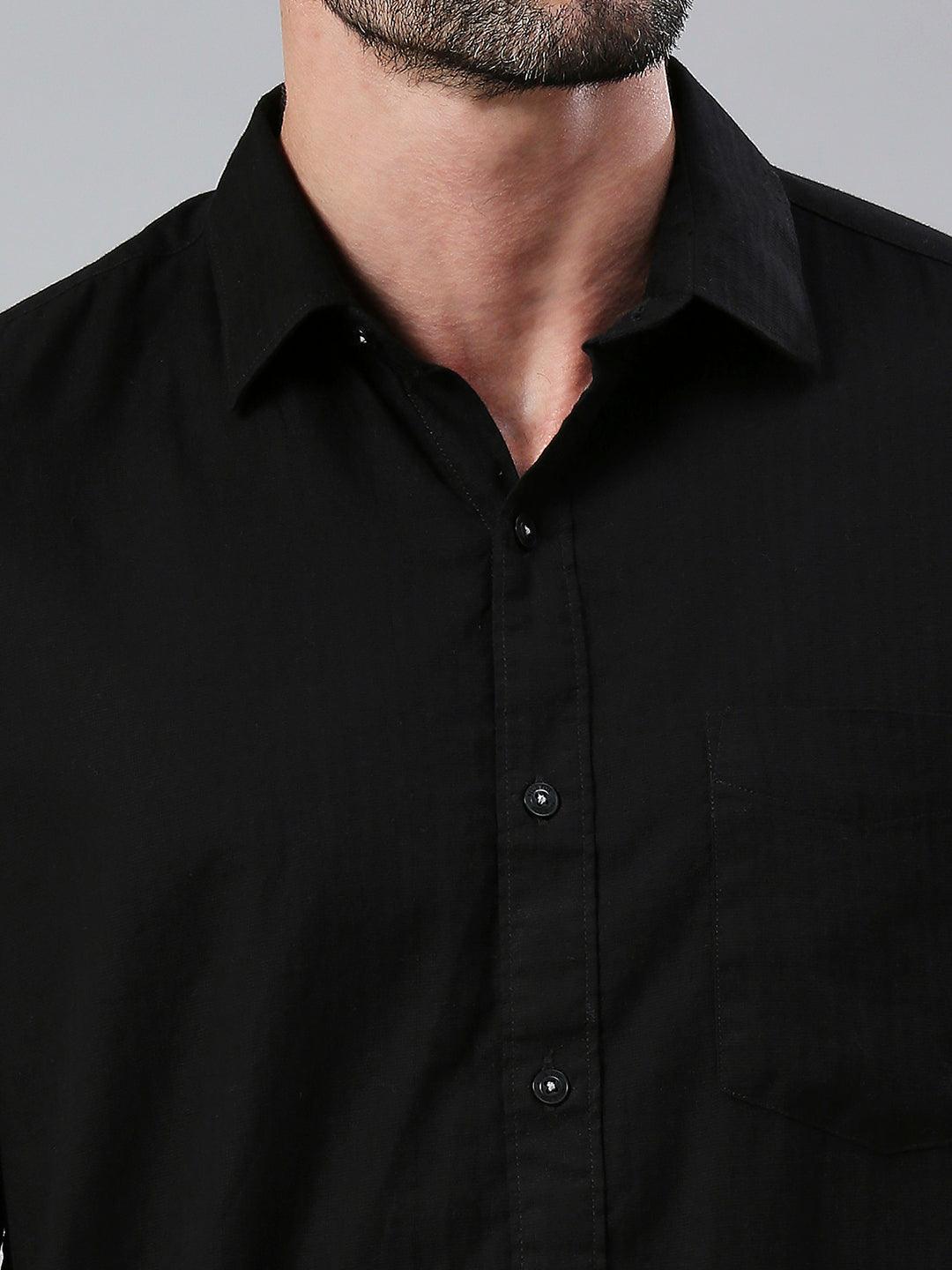 All Day Solid Black Shirt