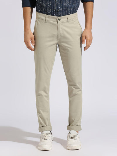 Khaki Narrow Fit Chino Pants