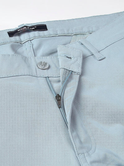 Sky Blue Tapered Narrow Fit Chino Pants