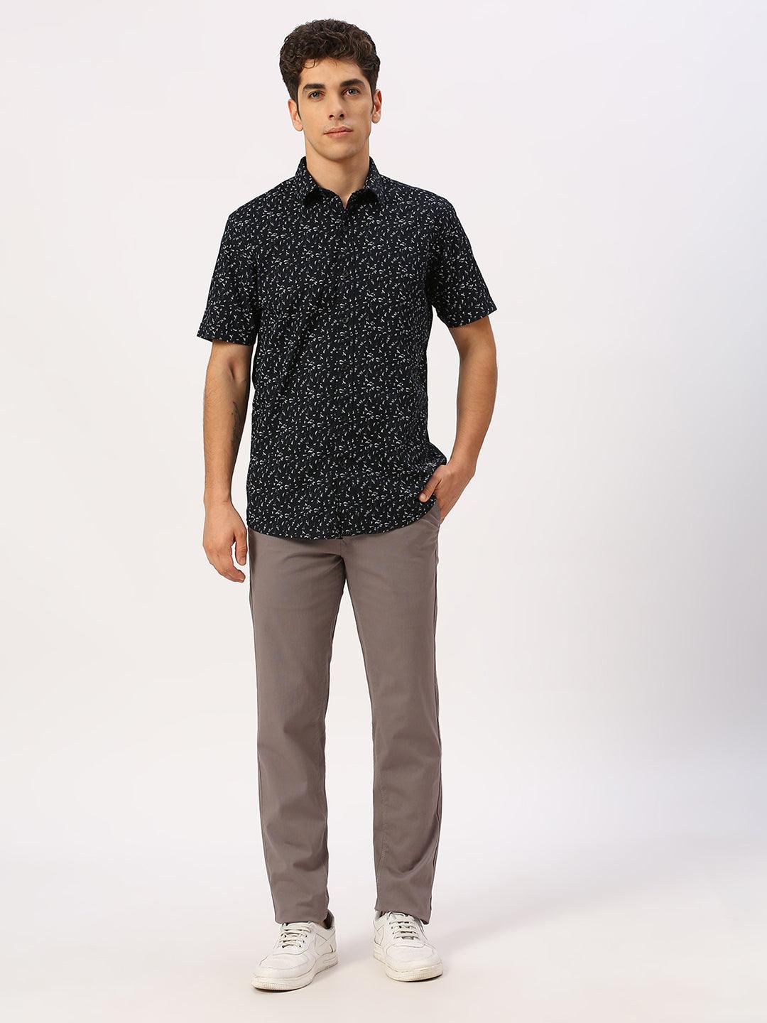 Black Printed Shirt