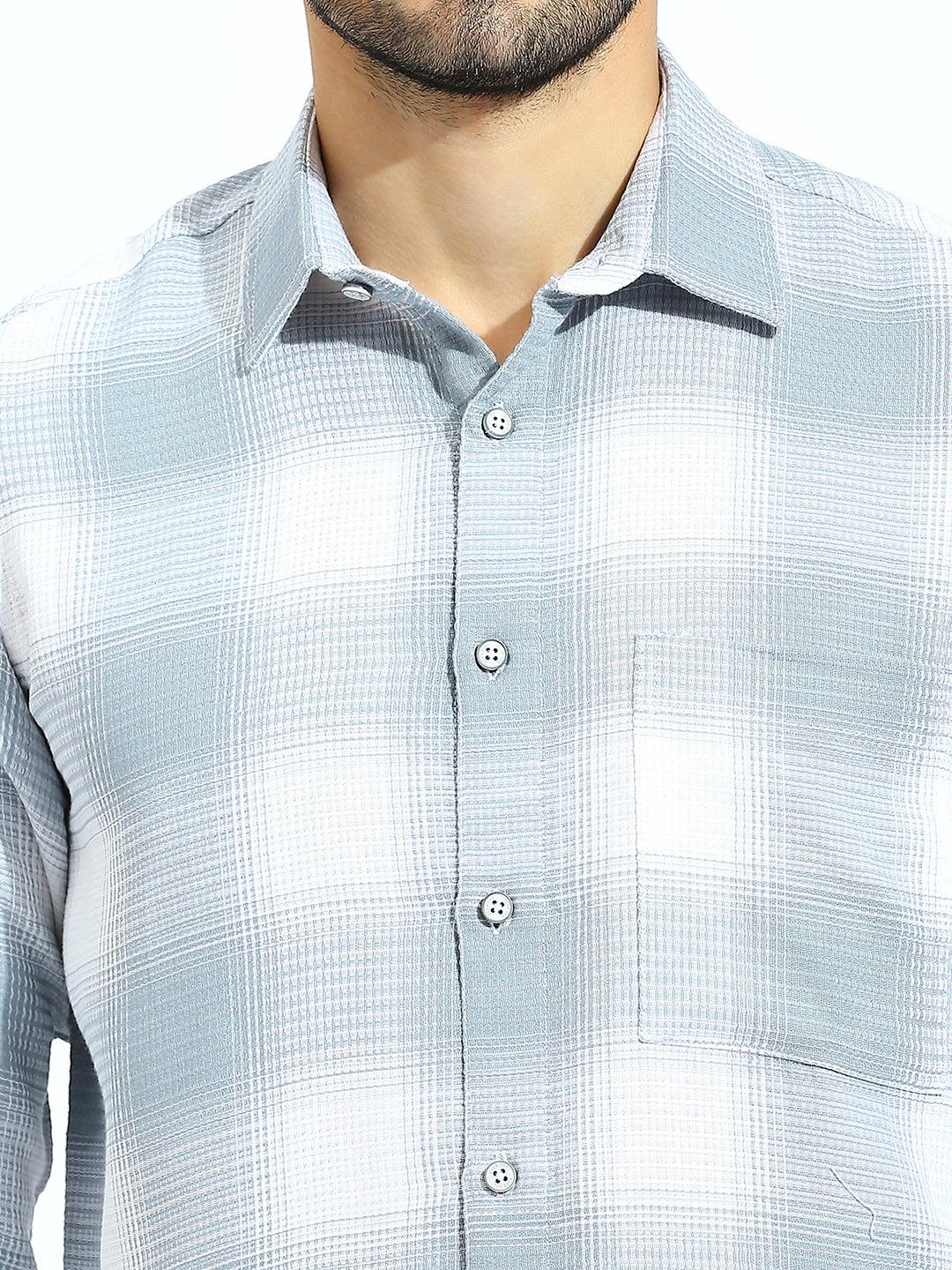 Grey Checkered Shirt