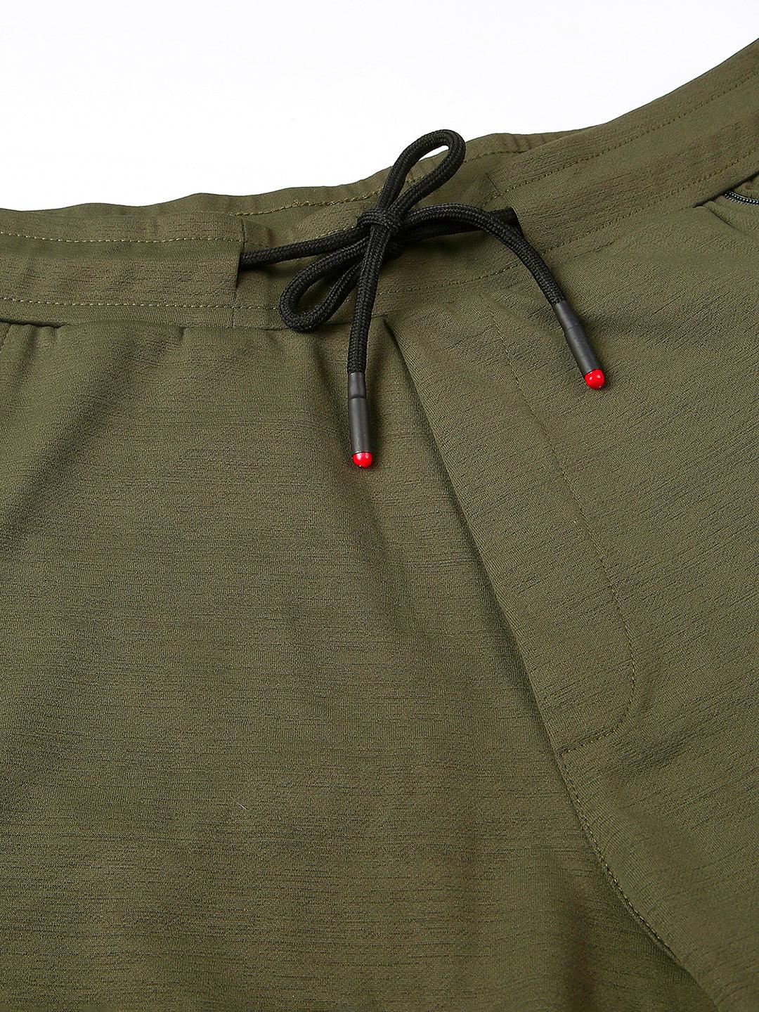All Day Olive Stretchable Shorts