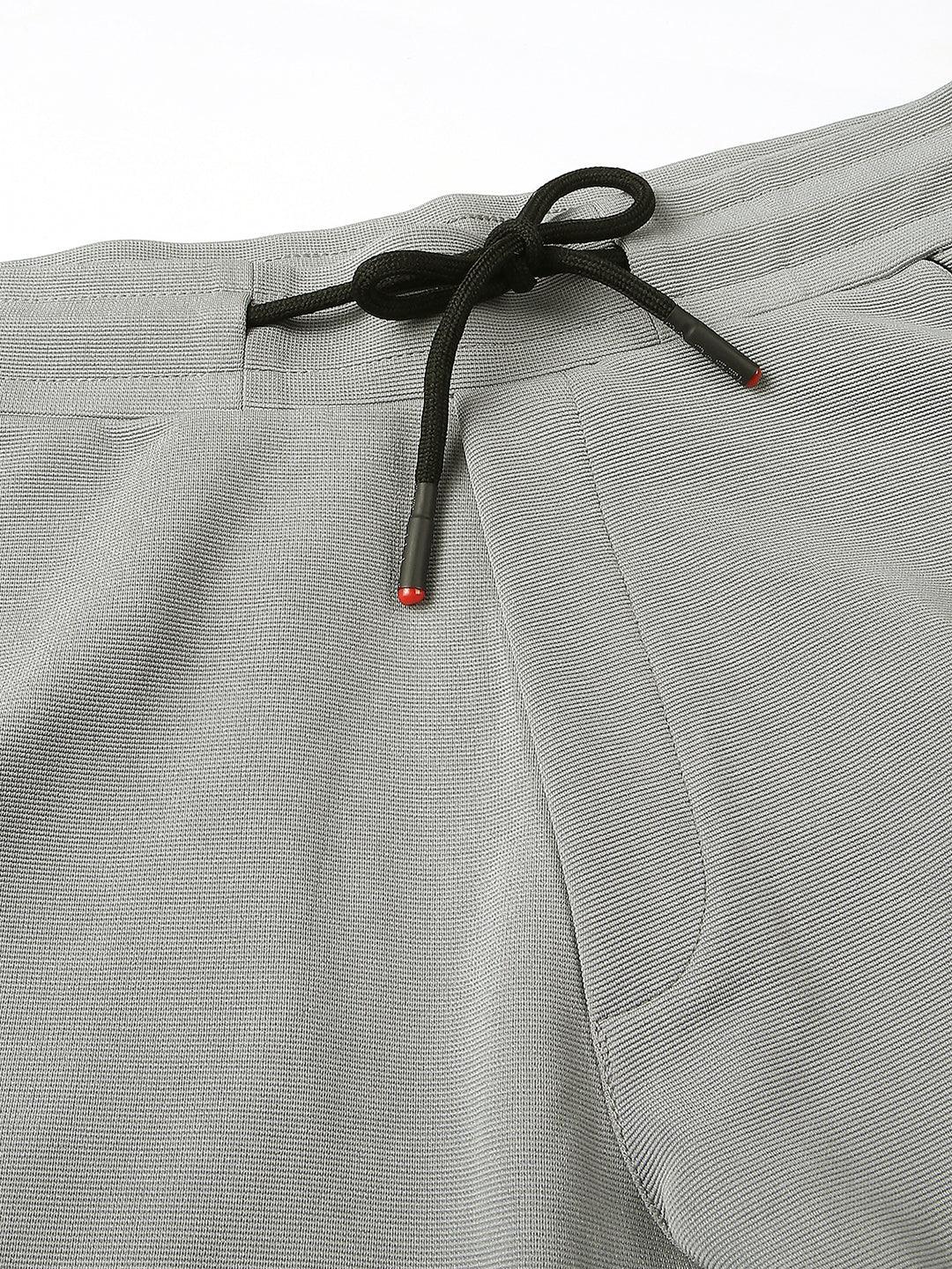 All Day Light Grey Stretchable Shorts