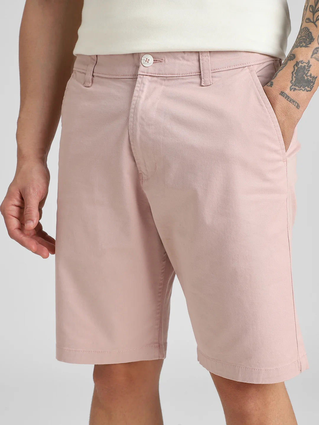 Wanderer Lycra Pink Stretchable Shorts