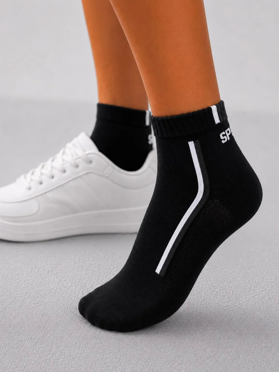 Black Ankle Length Socks 1 Pair