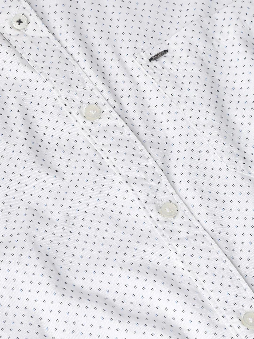 White Printed Shirt