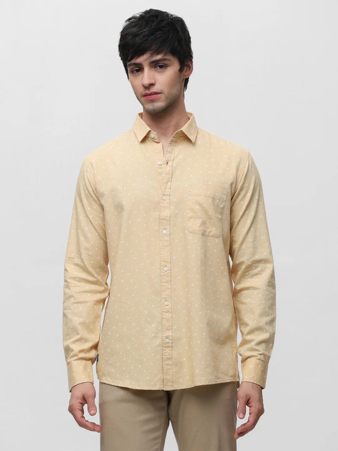 Yellow Printed Shirt