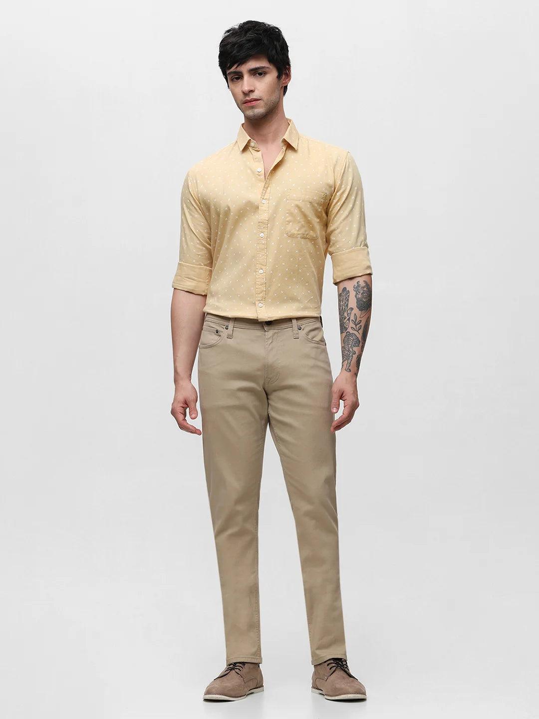 Yellow Printed Shirt