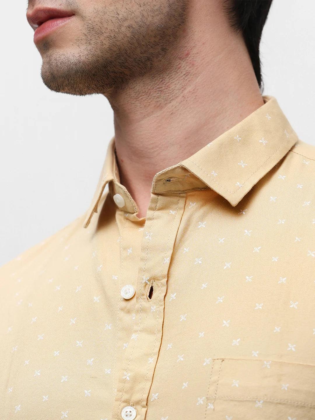 Yellow Printed Shirt