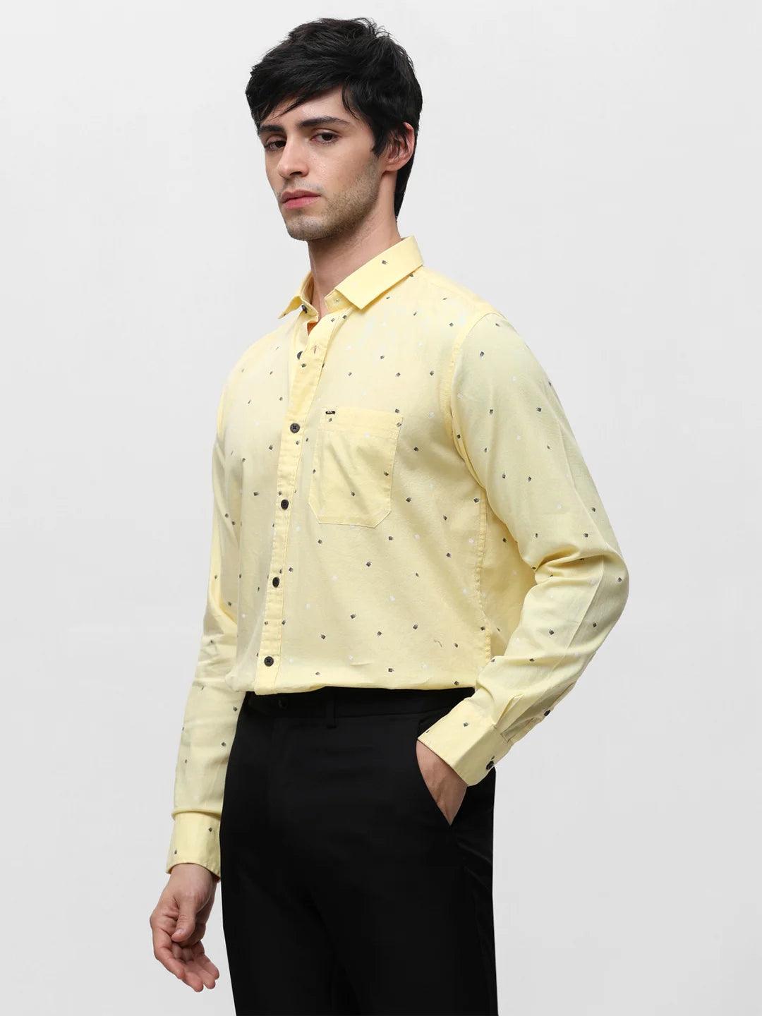 Yellow Printed Shirt