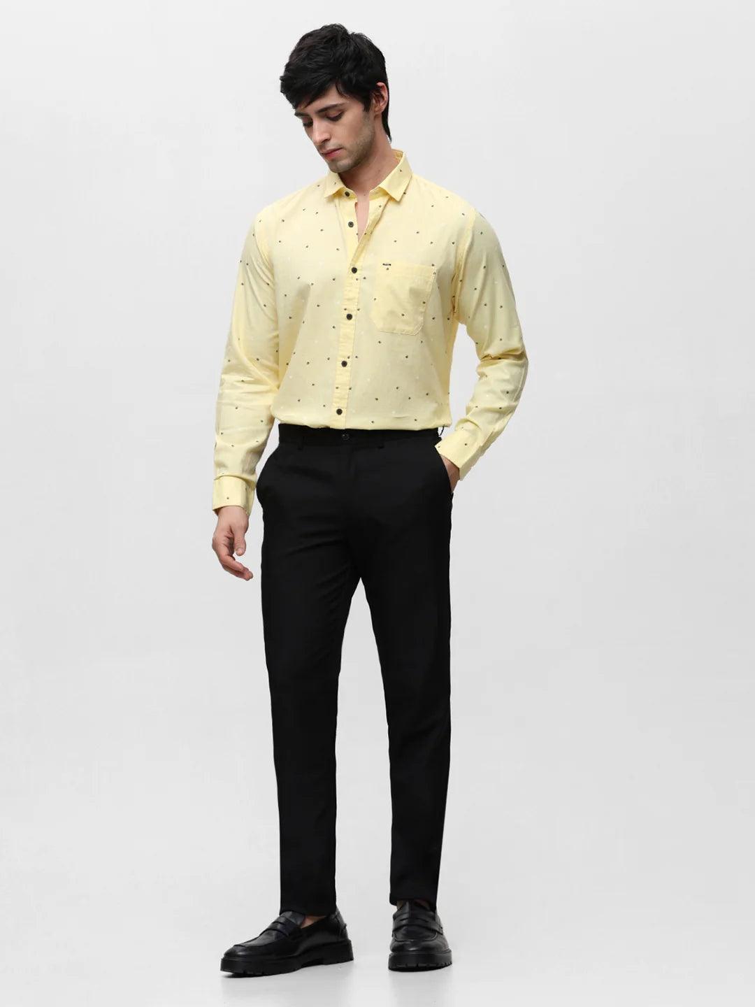 Yellow Printed Shirt