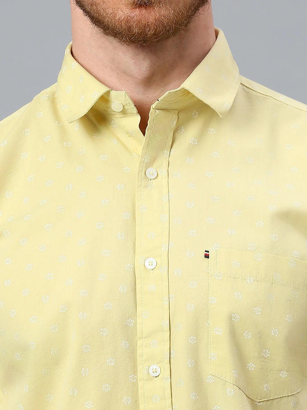 Yellow Printed Shirt
