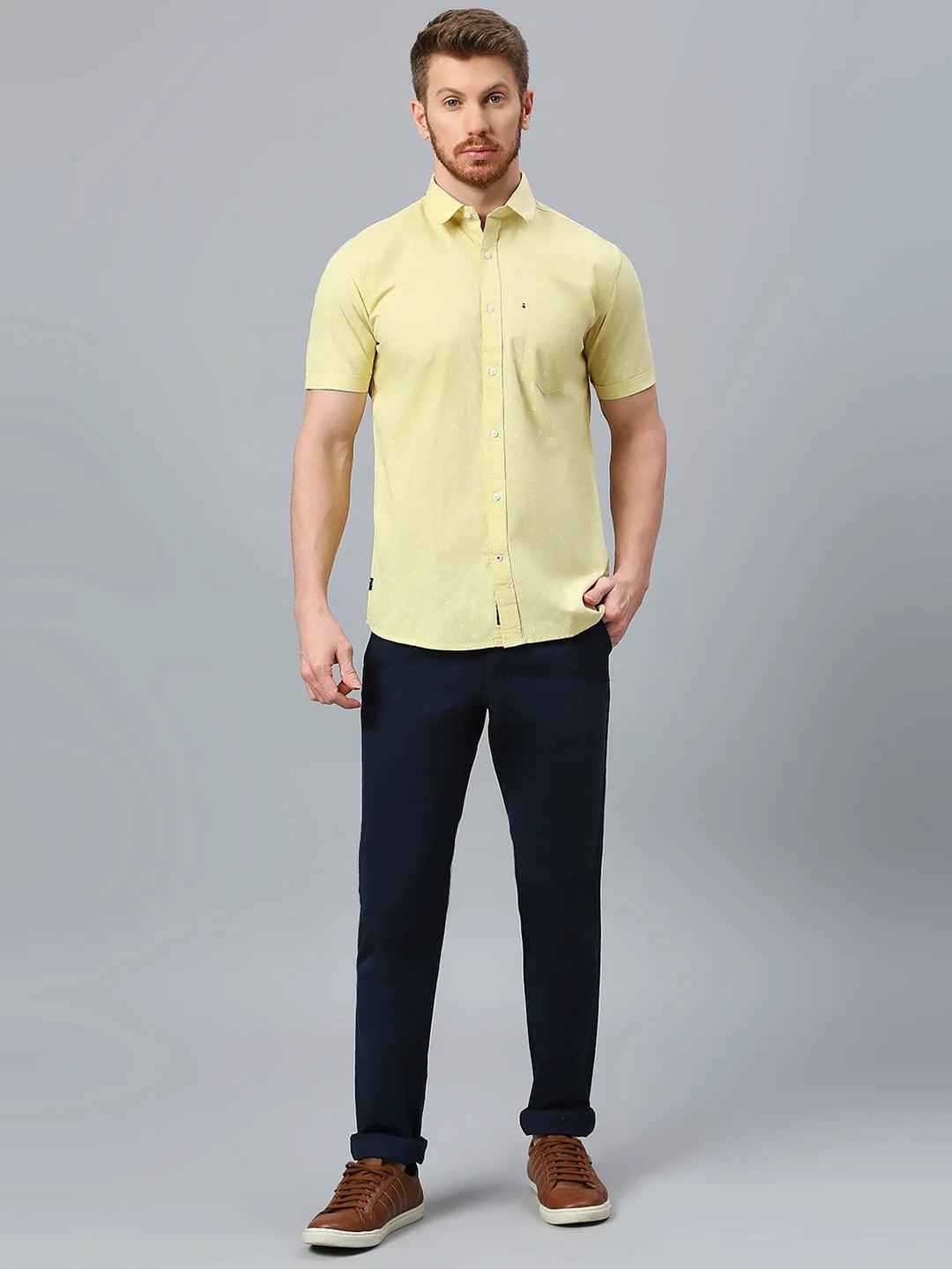 Yellow Printed Shirt