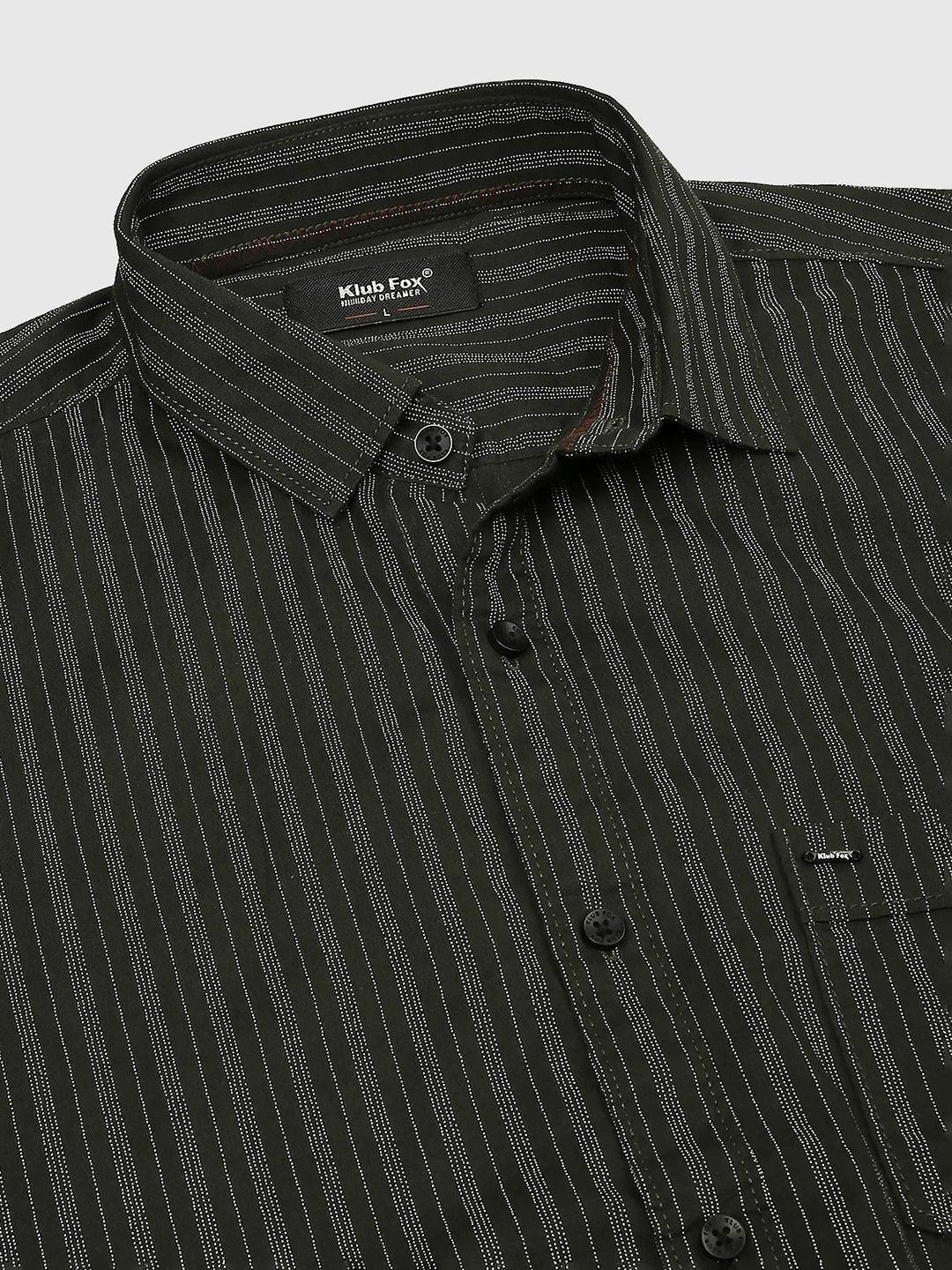 Olive Striped Shirt