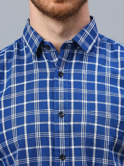 Blue Checkered Shirt