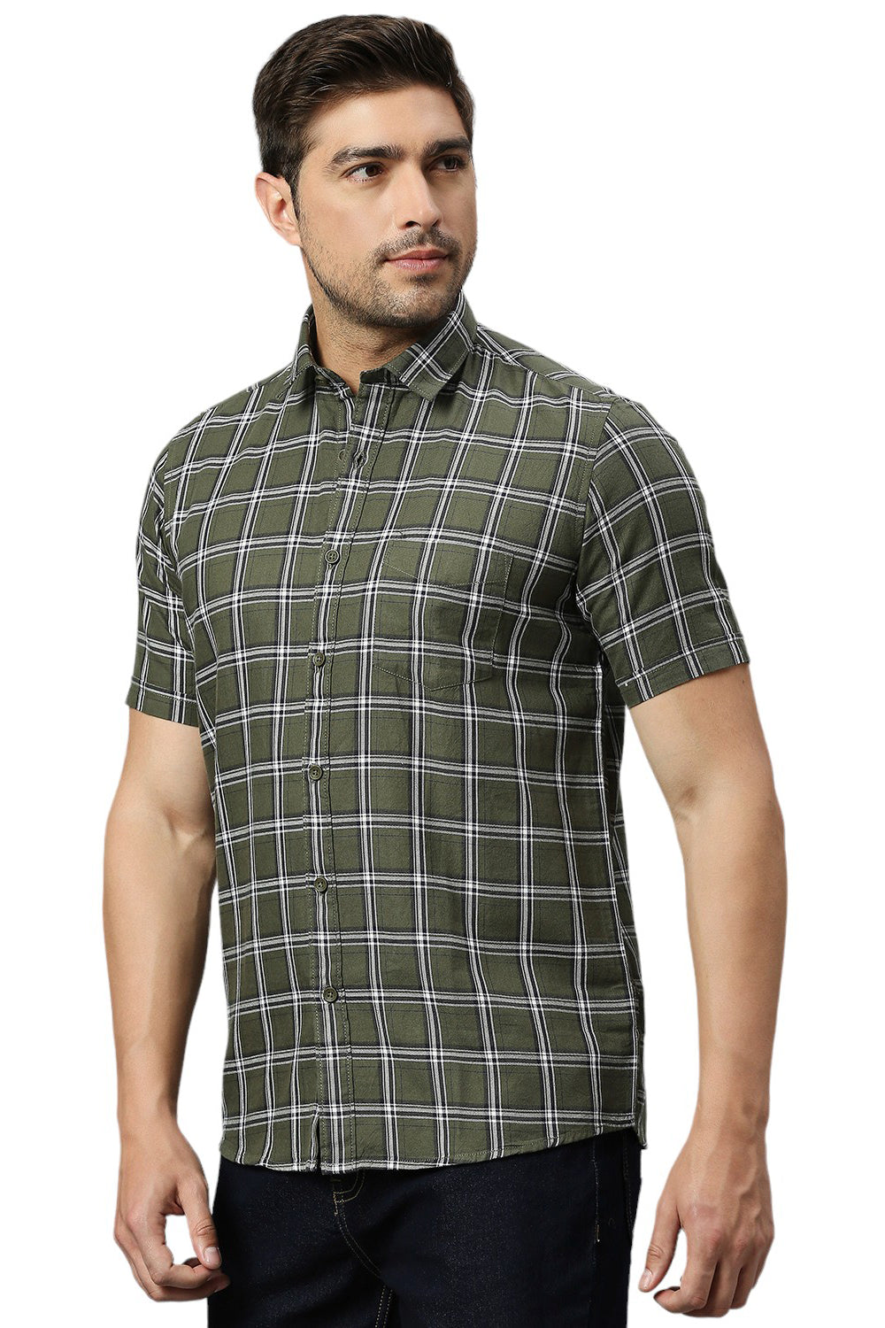 Green Checkered Shirt