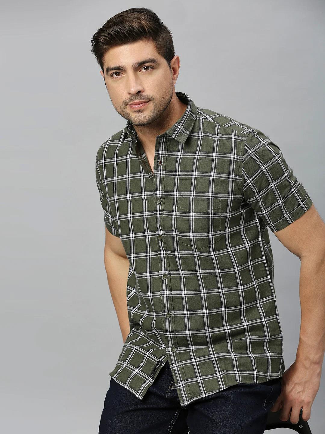 Green Checkered Shirt