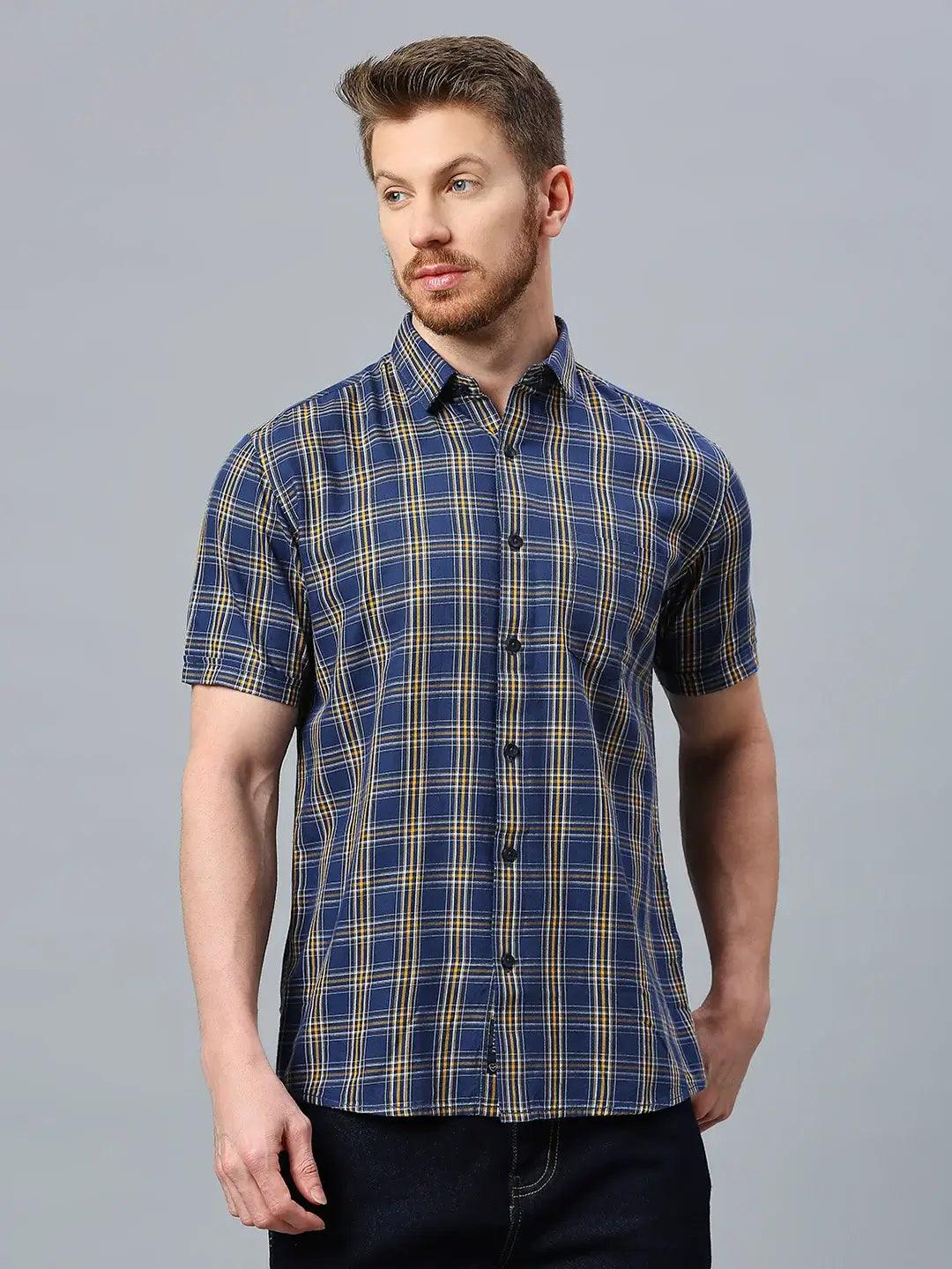 Blue Checkered Shirt
