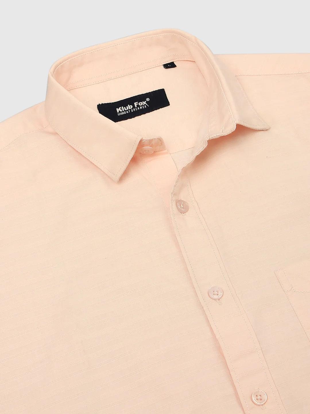 Peach Solid Shirt