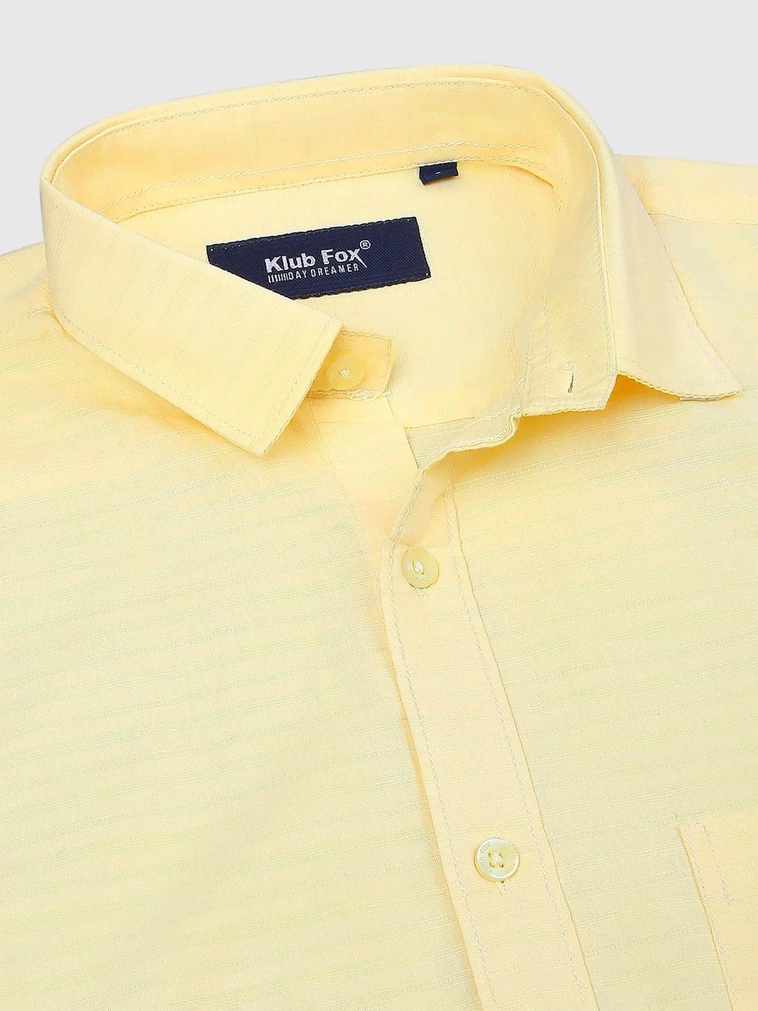 Yellow Solid Shirt
