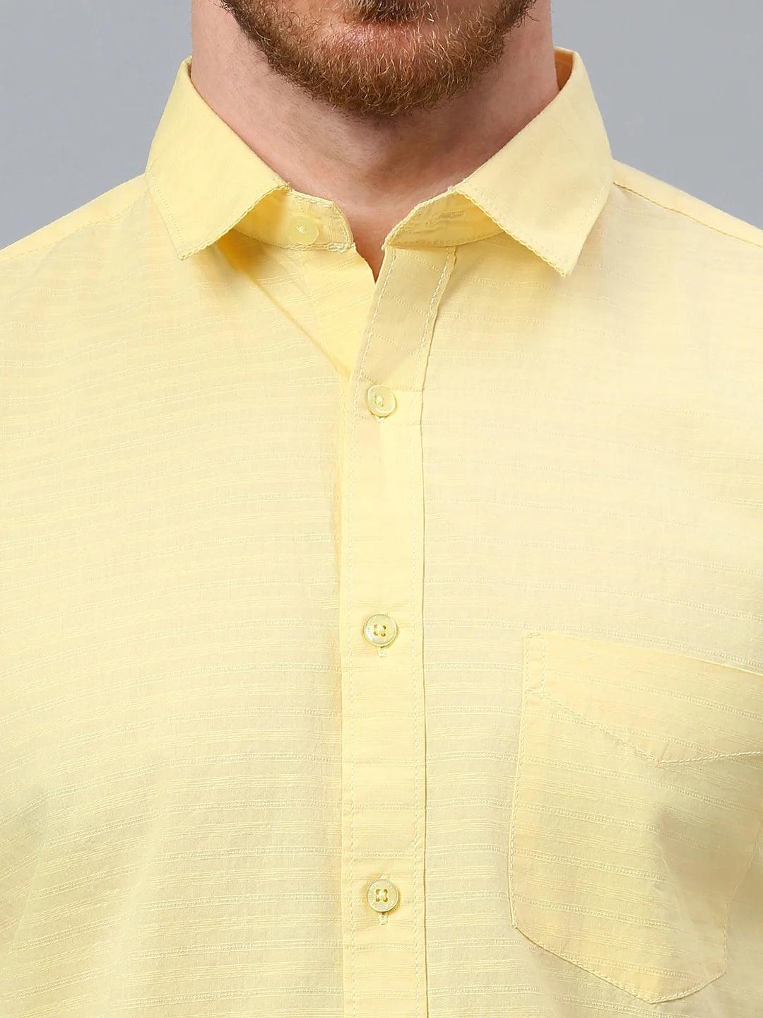 Yellow Solid Shirt