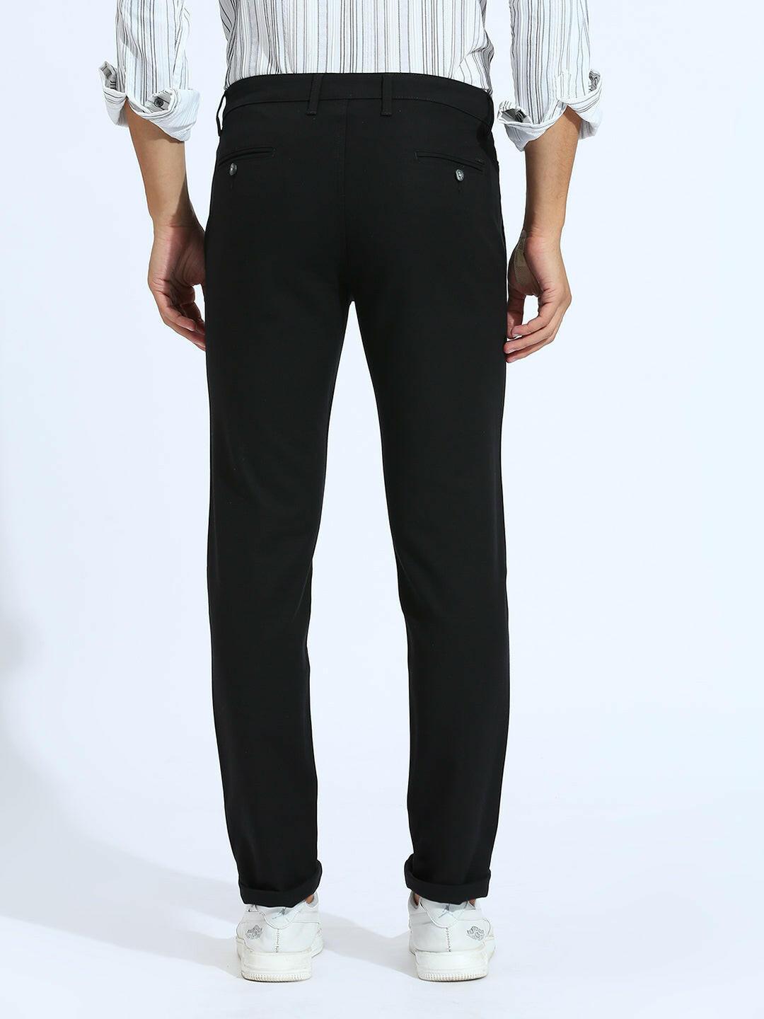 Space Black Narrow Chino Pants