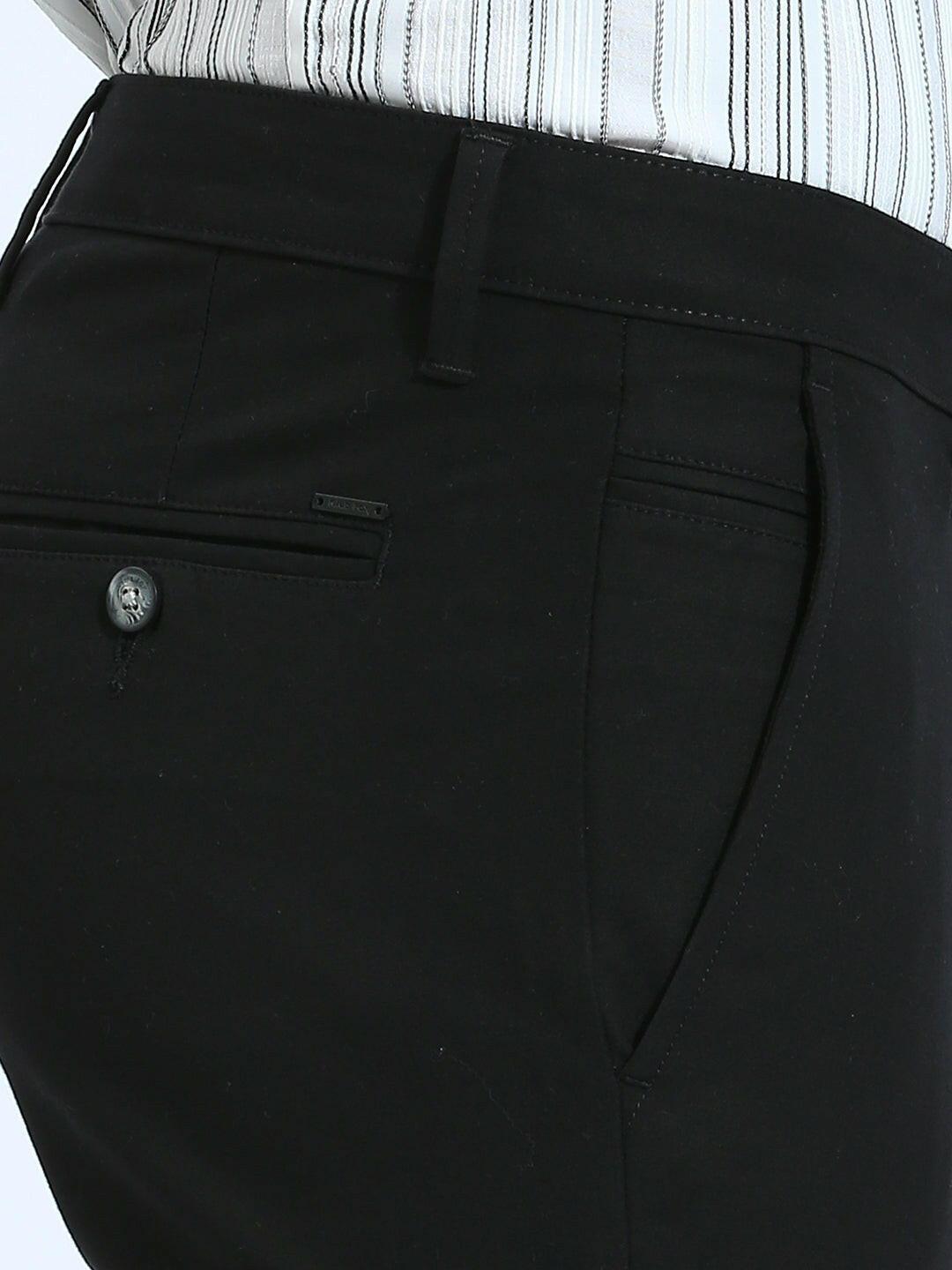 Space Black Narrow Chino Pants