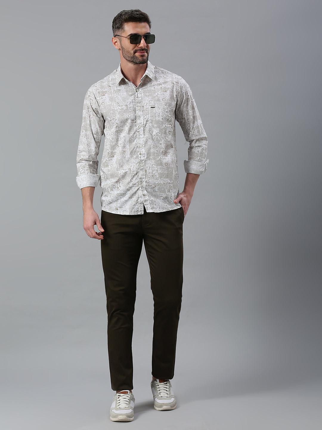 Minimal X Moss Olive Narrow Chino Pants