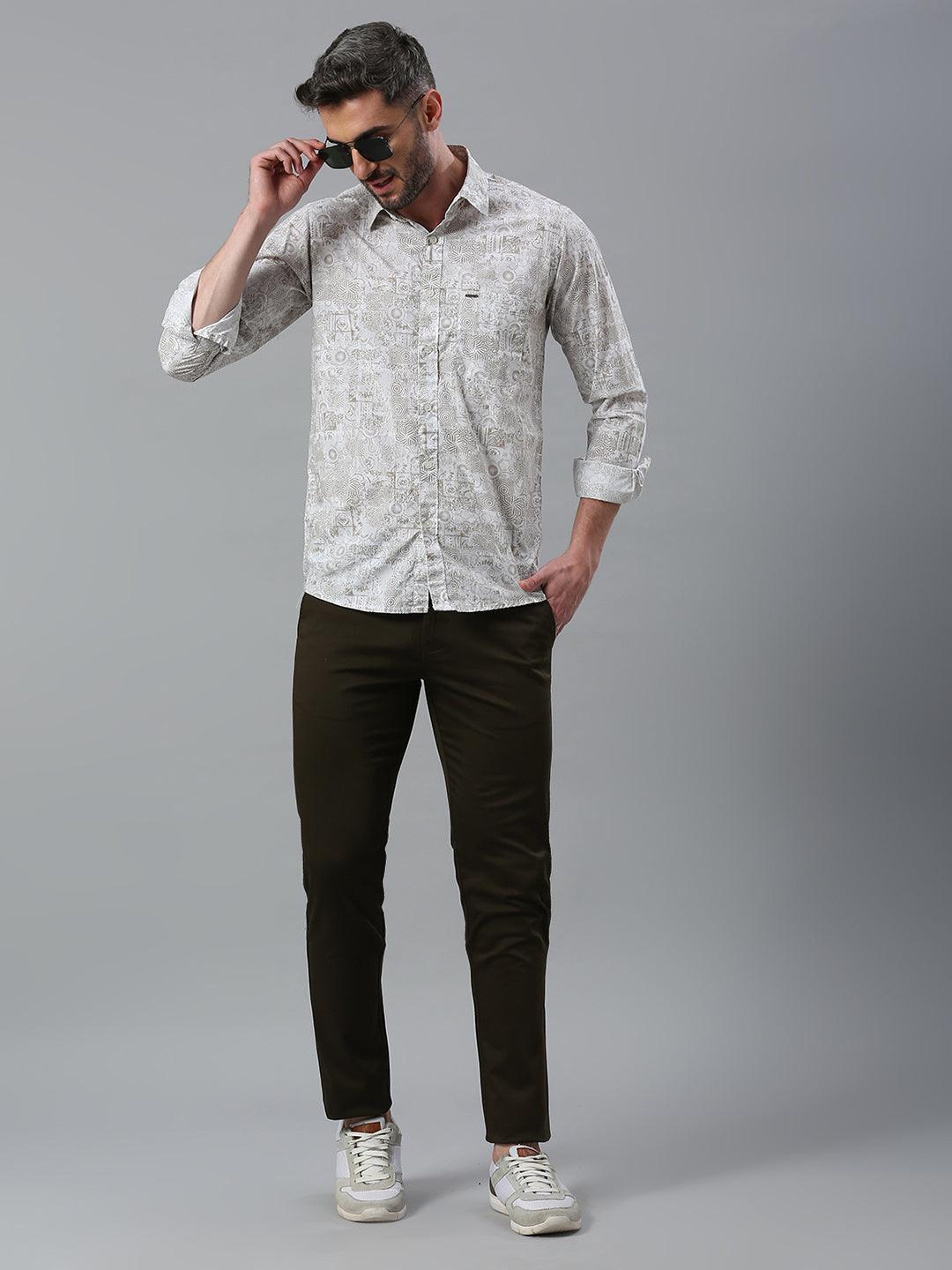 Minimal X Moss Olive Narrow Chino Pants
