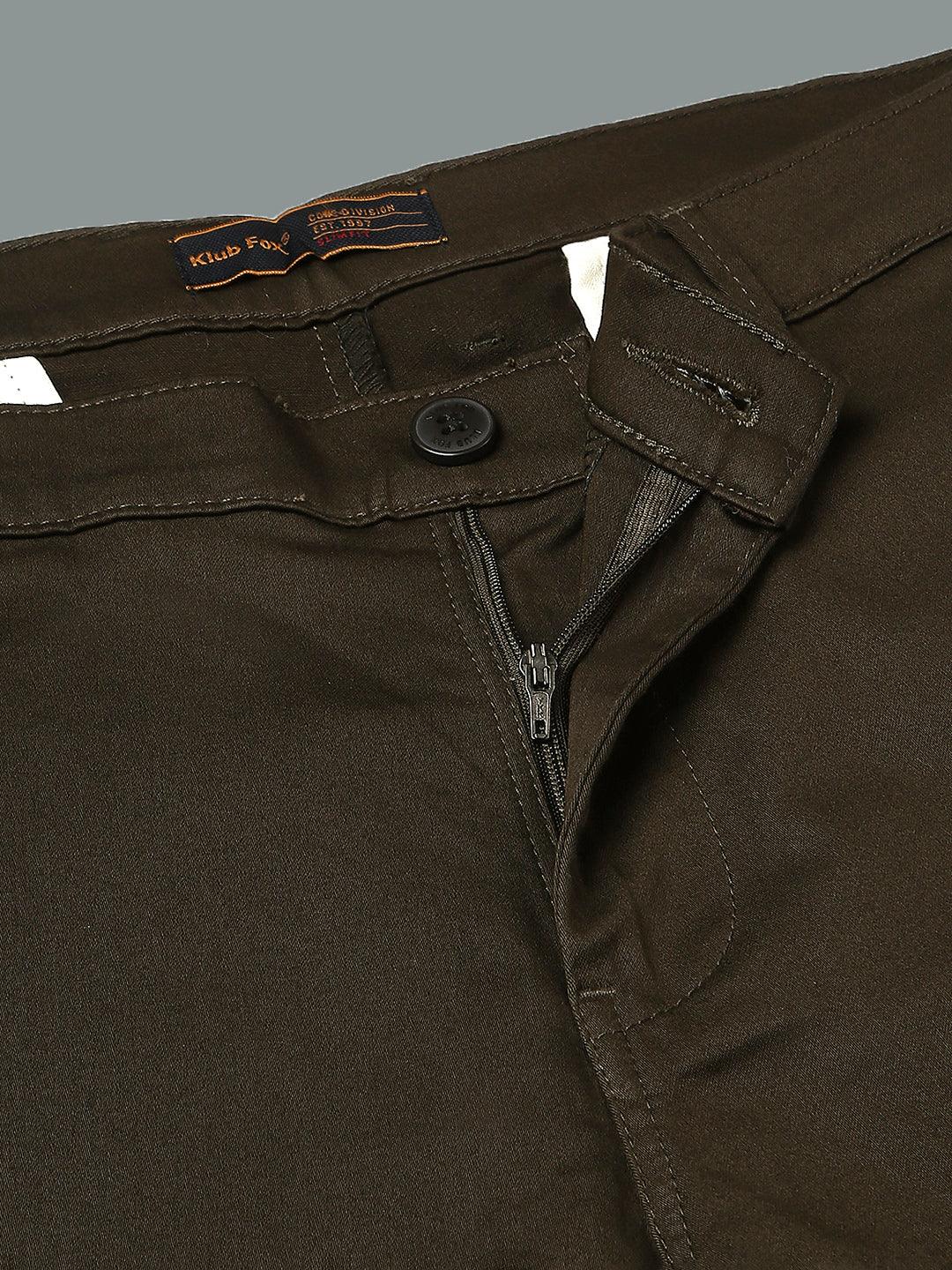 Minimal X Moss Olive Narrow Chino Pants