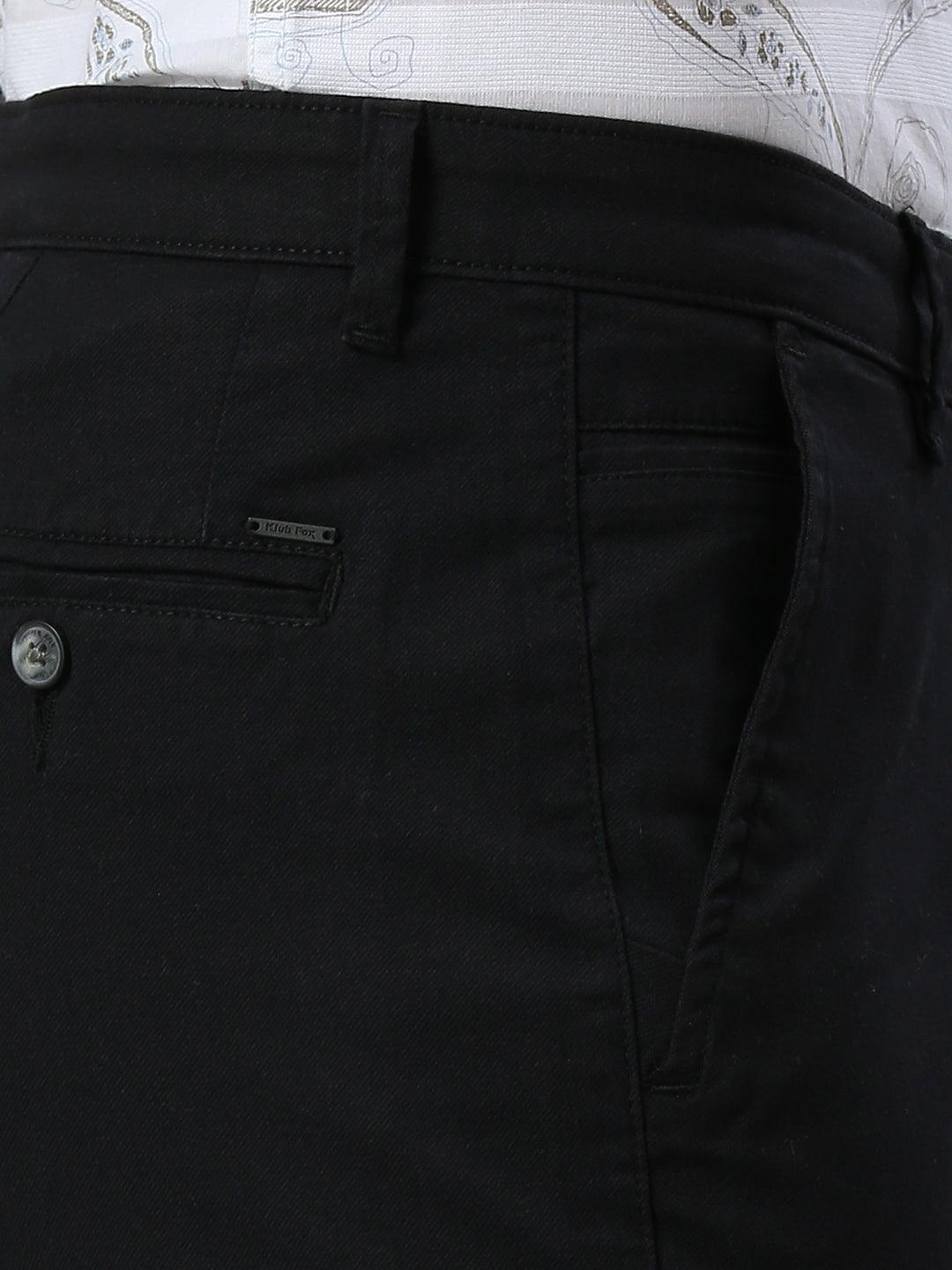 Charcoal Black Narrow Chino Pants