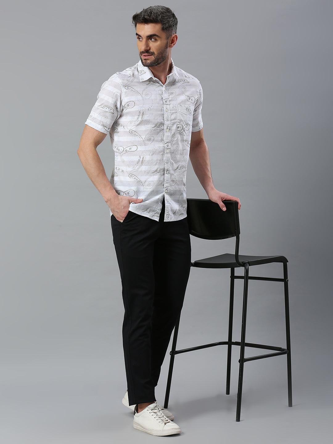 Charcoal Black Narrow Chino Pants