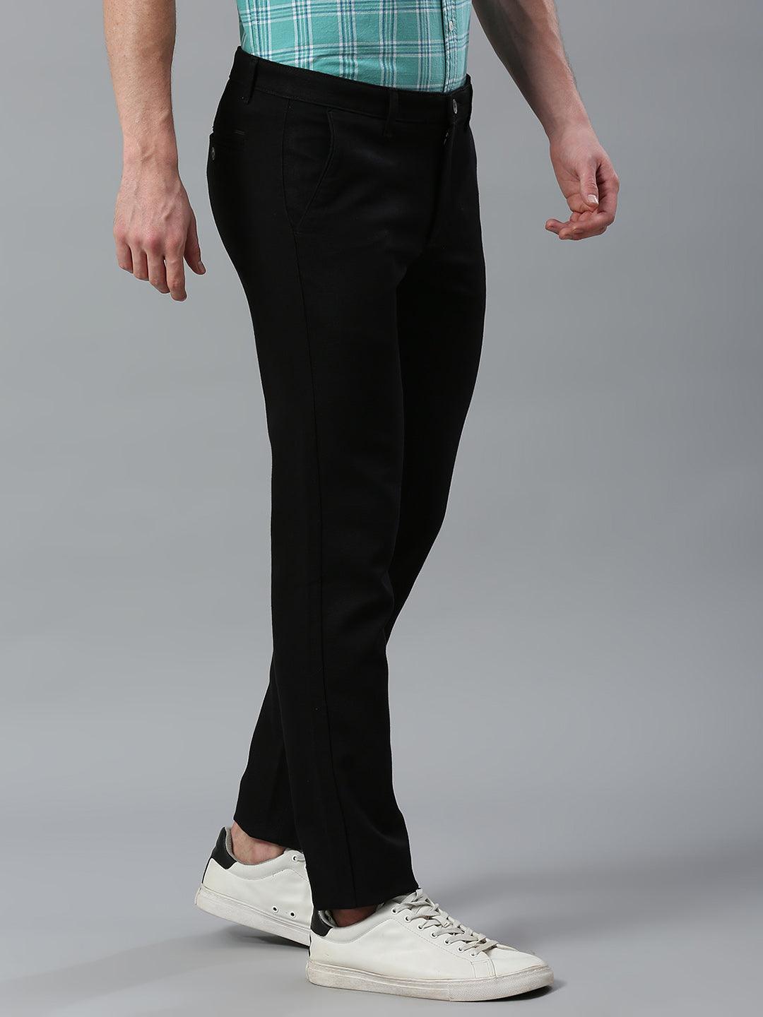 FlexFit Lycra Black Chino Pants