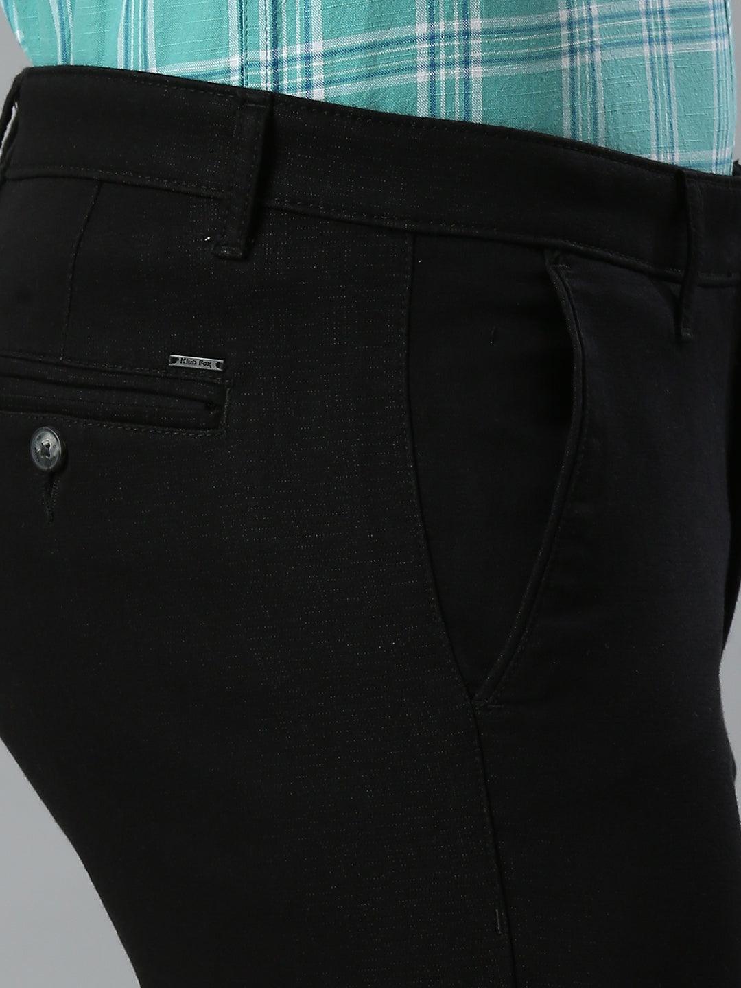 FlexFit Lycra Black Chino Pants