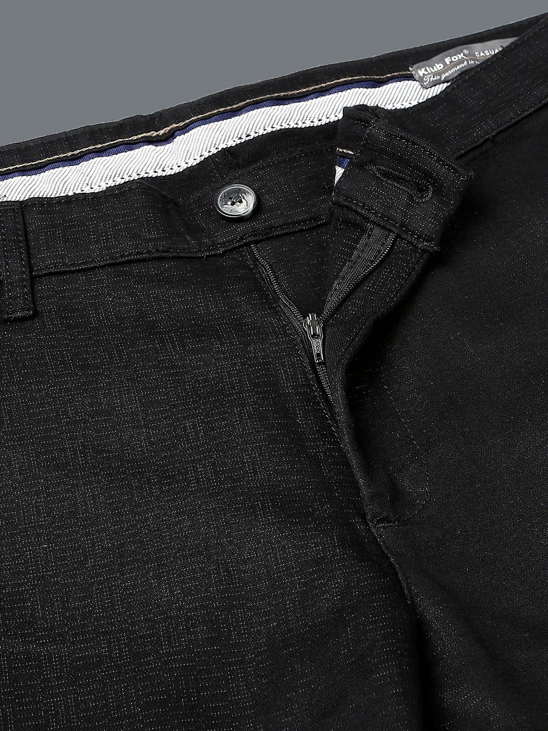 FlexFit Lycra Black Chino Pants